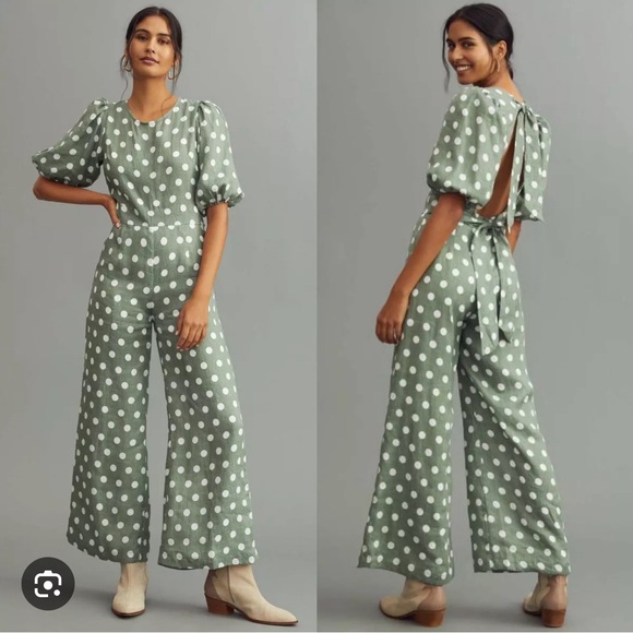 Faithfull the Brand Pants - Faithful the Brand Polka Dot Jumpsuit